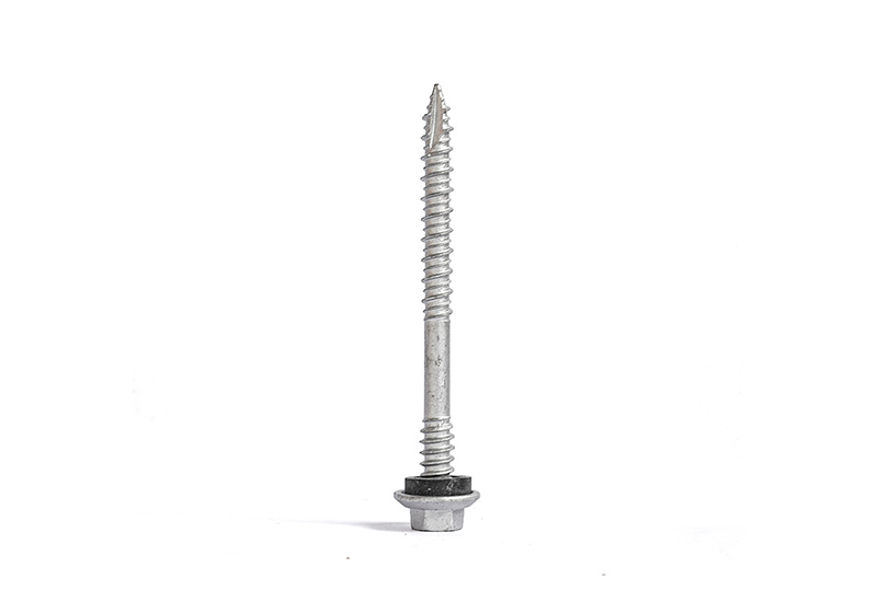 Hex cupped Flange Self-drilling Screw Type17(double thread)